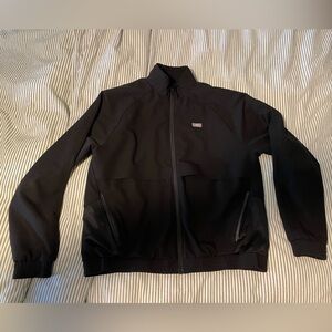 Figs Women's Black Jacket with Zippered Pockets